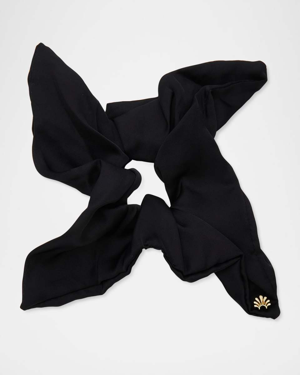 Square Silk Scrunchie
